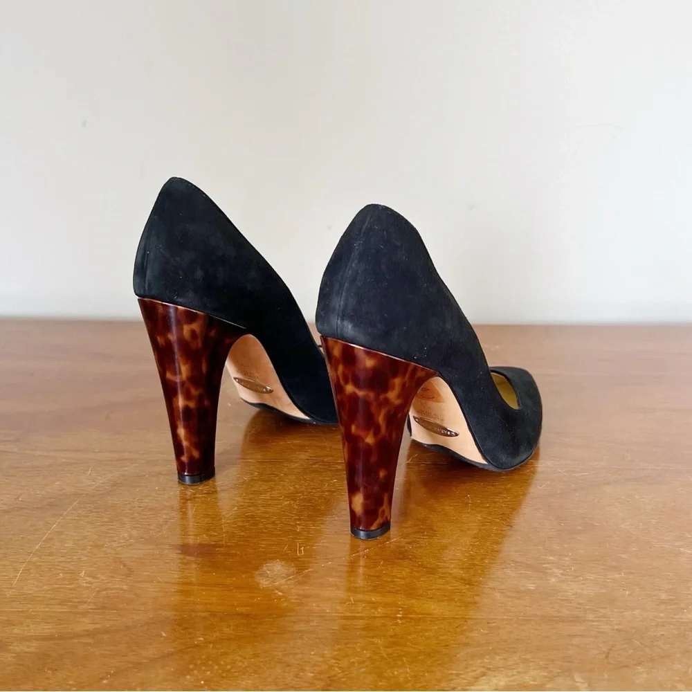 Sarah Flint • Perfect Jay Pump 100 in Black Suede leather heels pointed toe - Picture 13 of 14
